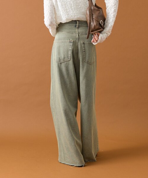 mystic（ミスティック）の「ラップデニム（デニムパンツ・レディース・ブラウン/ブルー・2/1）」の19枚目の写真