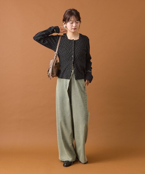 mystic（ミスティック）の「ラップデニム（デニムパンツ・レディース・ブラウン/ブルー・2/1）」の21枚目の写真