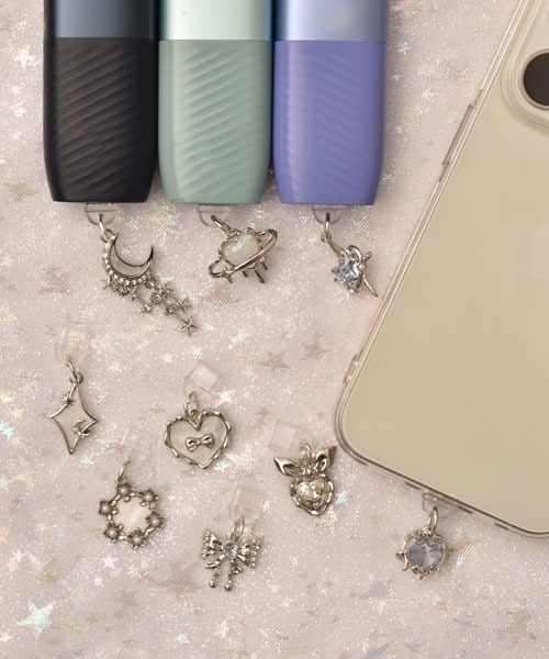 TONE SELECT GOODS（トーンセレクトグッズ）の「【urge select】《Type-C対応》Y2K シルバーモチーフ コネクターカバー【9パターン展開】（スマホグッズ・レディース・F/E/D/C/H/A/I/G/B・FREE）」の17枚目の写真