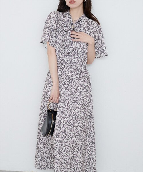 natural couture(ナチュラルクチュール)の「【WEB限定】ハートジオメタル柄ワンピース(ワンピース・レディース・その他3/その他2/その他1・FREE)」の2枚目の写真