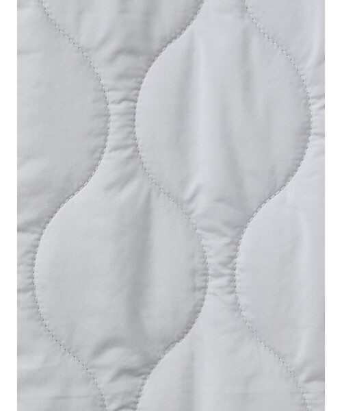 MidiUmi（ミディウミ）の「MidiUmi キルティングコクーンスリーブジャケット（ダウンジャケット/コート・レディース・ブラック/チャコールグレー/ライトグレー・FREE）」の5枚目の写真