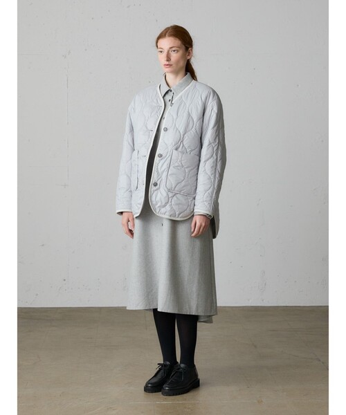 MidiUmi（ミディウミ）の「MidiUmi キルティングコクーンスリーブジャケット（ダウンジャケット/コート・レディース・ブラック/チャコールグレー/ライトグレー・FREE）」の13枚目の写真