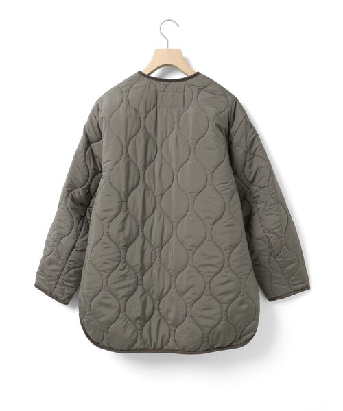 MidiUmi（ミディウミ）の「MidiUmi キルティングコクーンスリーブジャケット（ダウンジャケット/コート・レディース・ブラック/チャコールグレー/ライトグレー・FREE）」の19枚目の写真