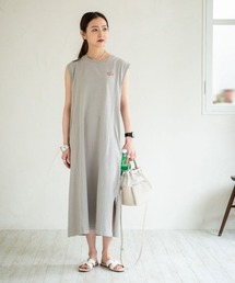 HAYNI（ヘイニ）の「FRUIT OF THE LOOM フルーツオブザルーム フレンチスリーブワンピース（ワンピース）」