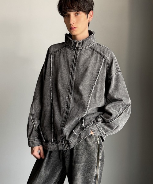 Classical Origin(クラシカルオリジン)の「綿100%ヴィンテージ加工フリンジデニムジャケット/100% cotton vintage fringe denim jacket(デニムジャケット・メンズ・ホワイト/ブラック・LARGE/MEDIUM/SMALL)」の18枚目の写真