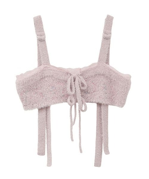 Candy Stripper(キャンディストリッパー)の「GLITTER SHAGGY KNIT ブラ(その他トップス・レディース・ライトグレー/ピンク/ブラック・FREE)」の21枚目の写真