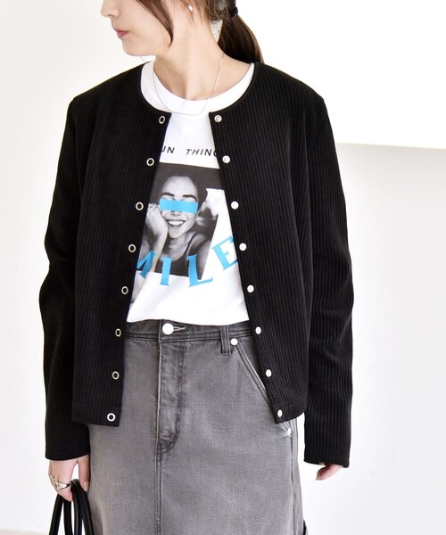 セール】quaranciel:〈洗濯機可能〉ポリエステル ベロア リブ