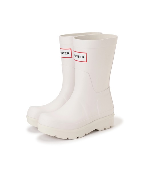 ADORE(アドーア)の「HUNTER original 2.0 short boot(レインシューズ・レディース・ホワイト/ブラック・25.0cm/24.0cm/23.0cm)」の2枚目の写真