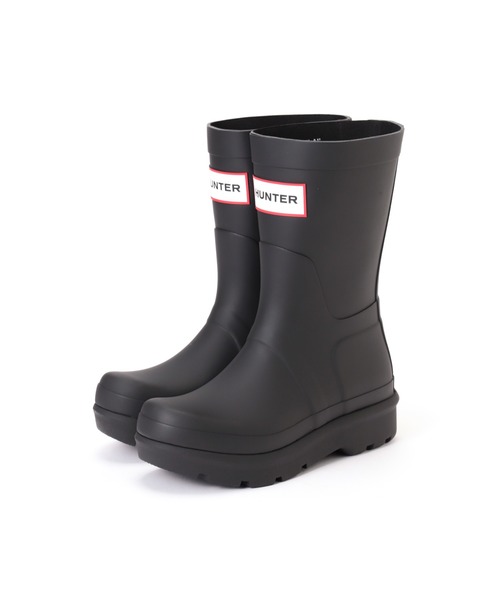 ADORE(アドーア)の「HUNTER original 2.0 short boot(レインシューズ・レディース・ホワイト/ブラック・25.0cm/24.0cm/23.0cm)」の1枚目の写真