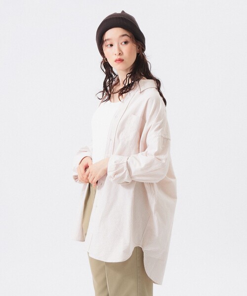 BEAMS BOY（ビームスボーイ）の「【1/15再値下げ】ビッグ ボタンダウン シャツ（シャツ/ブラウス・レディース・イエロー/ネイビー/グリーン・2/1）」の17枚目の写真