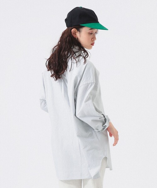 BEAMS BOY（ビームスボーイ）の「【1/15再値下げ】ビッグ ボタンダウン シャツ（シャツ/ブラウス・レディース・イエロー/ネイビー/グリーン・2/1）」の22枚目の写真