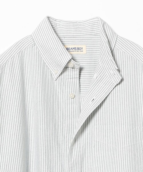 BEAMS BOY（ビームスボーイ）の「【1/15再値下げ】ビッグ ボタンダウン シャツ（シャツ/ブラウス・レディース・イエロー/ネイビー/グリーン・2/1）」の5枚目の写真