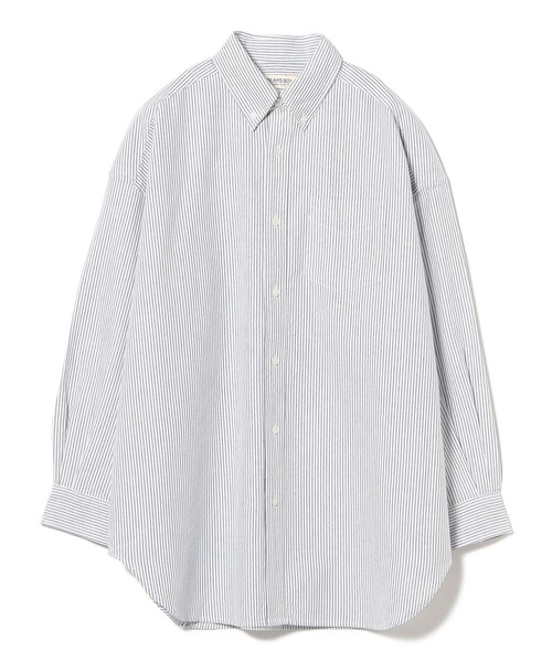 BEAMS BOY（ビームスボーイ）の「【1/15再値下げ】ビッグ ボタンダウン シャツ（シャツ/ブラウス・レディース・イエロー/ネイビー/グリーン・2/1）」の10枚目の写真