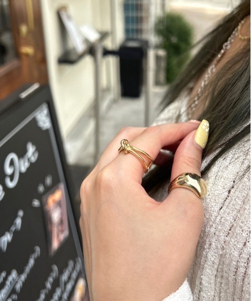 Vini（ヴィニ）の「ノット モチーフ リング（リング・レディース・シルバー/シルバー系その他/ゴールド/ゴールド系その他・FREE）」の7枚目の写真