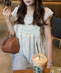 nelliy. | ノースリーブブラウス(シャツ/ブラウス)