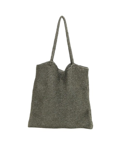 cache cache(カシュ カシュ)の「cache cache カシュカシュ ラメ糸編みトートバッグ(トートバッグ・レディース・ピンク/ホワイト/シルバー系その他/ゴールド/ブルー/ブラック/グリーン/シルバー/その他・FREE)」の7枚目の写真