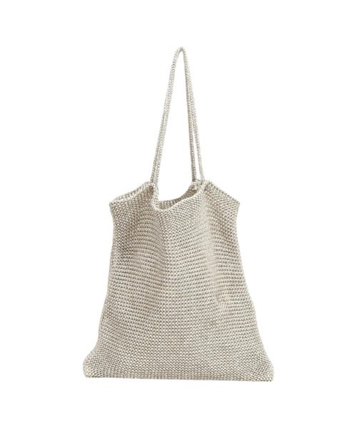 cache cache(カシュ カシュ)の「cache cache カシュカシュ ラメ糸編みトートバッグ(トートバッグ・レディース・ピンク/ホワイト/シルバー系その他/ゴールド/ブルー/ブラック/グリーン/シルバー/その他・FREE)」の6枚目の写真