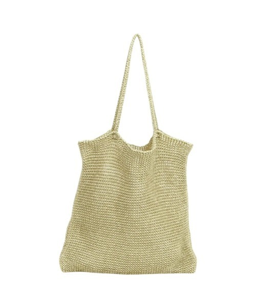 cache cache(カシュ カシュ)の「cache cache カシュカシュ ラメ糸編みトートバッグ(トートバッグ・レディース・ピンク/ホワイト/シルバー系その他/ゴールド/ブルー/ブラック/グリーン/シルバー/その他・FREE)」の8枚目の写真