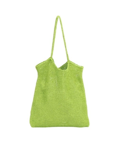 cache cache(カシュ カシュ)の「cache cache カシュカシュ ラメ糸編みトートバッグ(トートバッグ・レディース・ピンク/ホワイト/シルバー系その他/ゴールド/ブルー/ブラック/グリーン/シルバー/その他・FREE)」の3枚目の写真