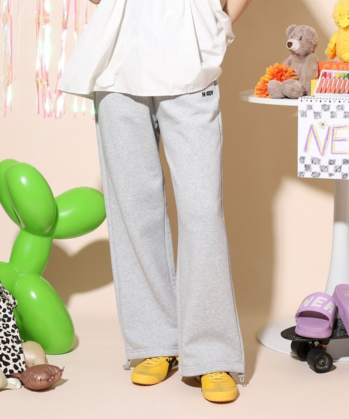 NERDY(ノルディ)の「ベレンクロゴスウェットパンツ(スウェットパンツ・レディース・ネイビー/ブラック/グレー・M/SS/L/S)」の10枚目の写真