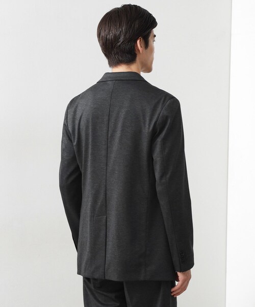 THE SHOP TK (ザ ショップ ティーケー )の「ライトTRジャージジャケット【洗濯機OK/毛玉ができにくい/ストレッチ/セットアップ可】(テーラードジャケット・メンズ・チャコールグレー/ネイビー/グレー系その他・02/03/01/04)」の5枚目の写真