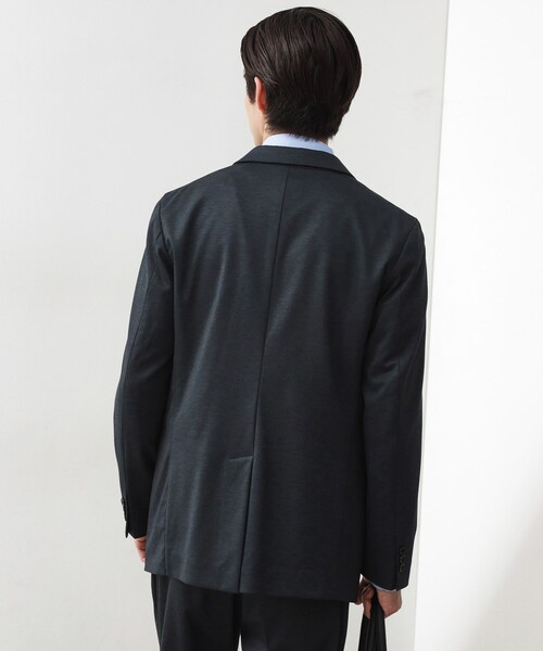 THE SHOP TK (ザ ショップ ティーケー )の「ライトTRジャージジャケット【洗濯機OK/毛玉ができにくい/ストレッチ/セットアップ可】(テーラードジャケット・メンズ・チャコールグレー/ネイビー/グレー系その他・02/03/01/04)」の8枚目の写真
