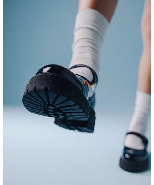Repetto（レペット）の「チャンキー メリージェーン - ラバーソール - FRサイズ / V4241VD（バレエシューズ・レディース・ブラック・39/38/37/36）」の7枚目の写真