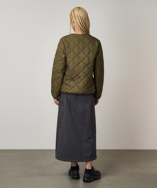 Gramicci(グラミチ)の「THERMAL INSULATION QUILTED JACKET|サーマルインシュレーションキルテッドジャケット(ノーカラージャケット・メンズ・サンドベージュ/ネイビー/ブラック/ダークグリーン・XS/S/M/L/XL/XXL)」の11枚目の写真