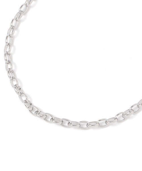 GLOBAL WORK(グローバルワーク)の「UNISEX/ステンレスチェーンネックレス/583411(ネックレス・メンズ・シルバー系4/シルバー系1/シルバー系5/シルバー系3/シルバー系2・FREE)」の3枚目の写真