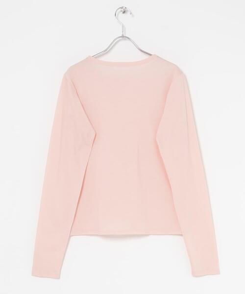 URBAN RESEARCH Sonny Label（アーバンリサーチサニーレーベル）の「ベーシックシアーロングスリーブTシャツ（Tシャツ/カットソー・レディース・アイボリー/ピンク/ブラウン・FREE）」の12枚目の写真