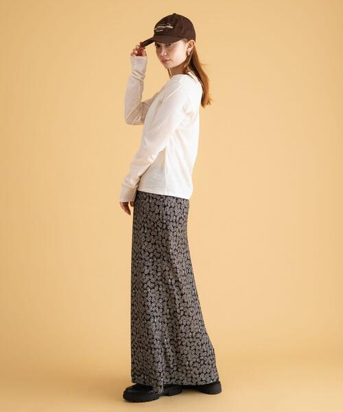 URBAN RESEARCH Sonny Label（アーバンリサーチサニーレーベル）の「ベーシックシアーロングスリーブTシャツ（Tシャツ/カットソー・レディース・アイボリー/ピンク/ブラウン・FREE）」の20枚目の写真