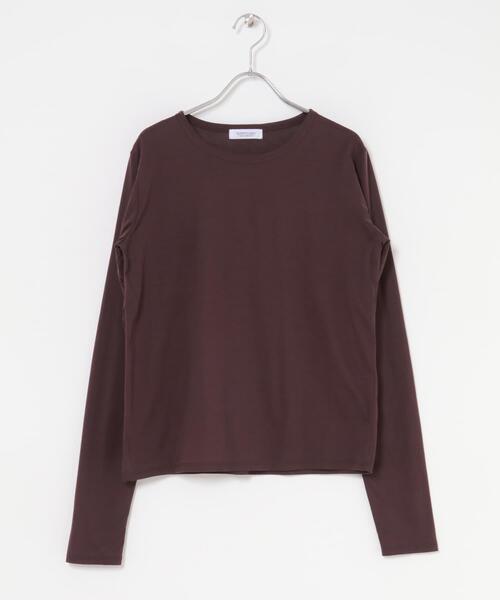 URBAN RESEARCH Sonny Label(アーバンリサーチサニーレーベル)の「ベーシックシアーロングスリーブTシャツ(Tシャツ/カットソー・レディース・アイボリー/ピンク/ブラウン・FREE)」の19枚目の写真