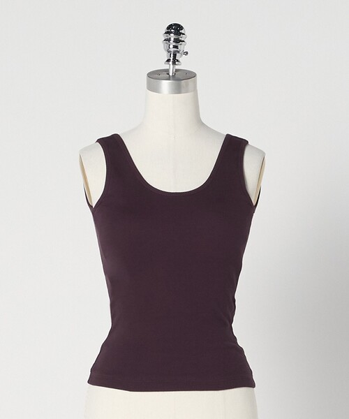 ★TV衣装★　LOEFF　コットンノースリーブカットソー LOEFF tシャツ 「LOEFF」スビンコットン ノースリーブ