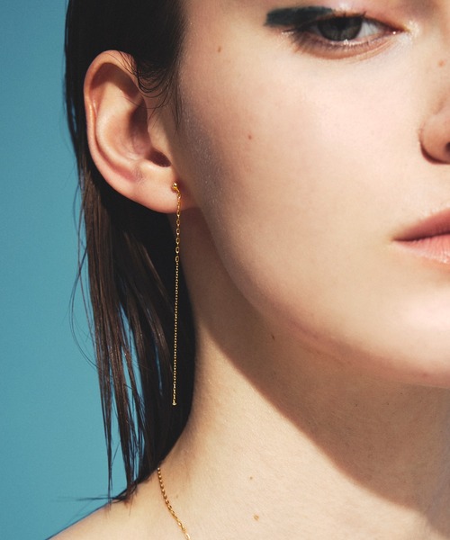 les bonbon(ルボンボン)の「【les bon bon】flip pierce/フリップ ピアス BOB759(ピアス(両耳用)・レディース・ゴールド・FREE)」の1枚目の写真