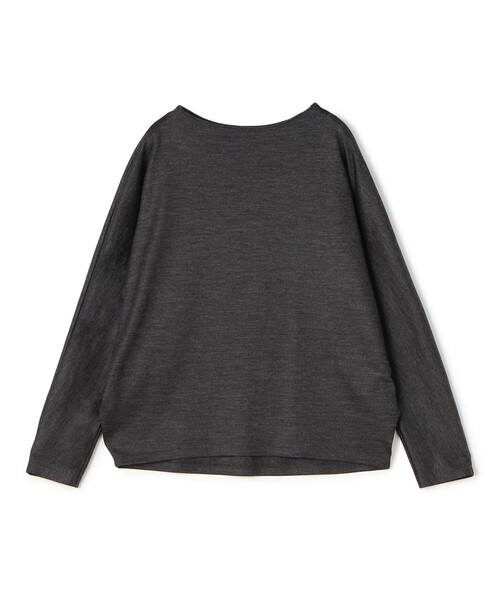 GALERIE VIE（ギャルリー ヴィー）の「ウォッシャブルウールジャージー ドルマンスリーブプルオーバー（Tシャツ/カットソー・レディース・ベージュ/チャコールグレー/ライトグレー・FREE）」の2枚目の写真