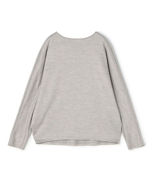 GALERIE VIE（ギャルリー ヴィー）の「ウォッシャブルウールジャージー ドルマンスリーブプルオーバー（Tシャツ/カットソー・レディース・ベージュ/チャコールグレー/ライトグレー・FREE）」の3枚目の写真