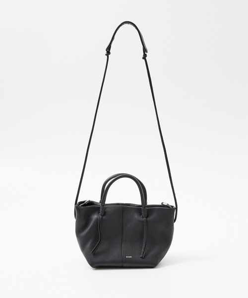 Beau're(ヴュレ)の「【WEB限定】【Beau're/ヴュレ】2WAYボートシェイプショルダーバッグ(ショルダーバッグ・レディース・ブラック/グレー・フリー)」の5枚目の写真