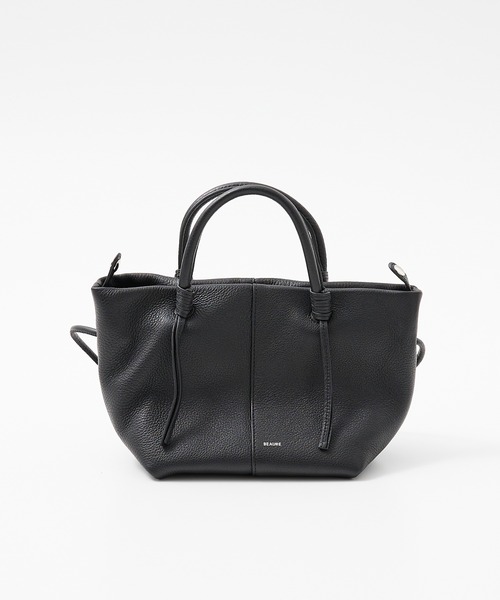 Beau're(ヴュレ)の「【WEB限定】【Beau're/ヴュレ】2WAYボートシェイプショルダーバッグ(ショルダーバッグ・レディース・ブラック/グレー・フリー)」の7枚目の写真