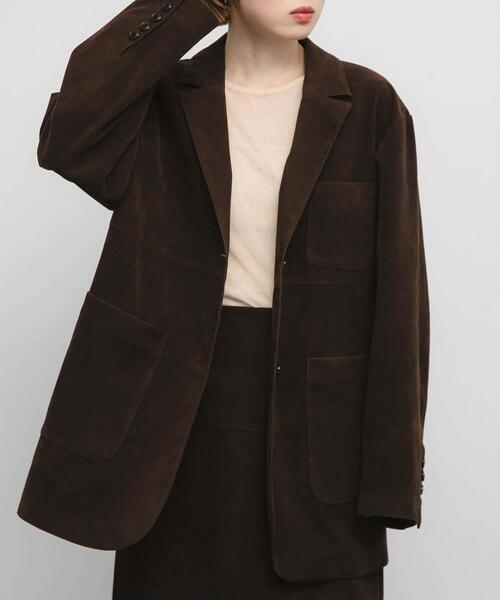 パッチポケットテーラードジャケット（その他アウター）｜KBF