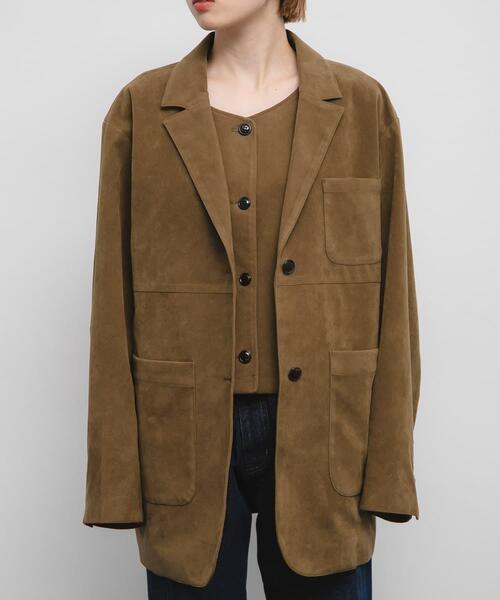 パッチポケットテーラードジャケット（その他アウター）｜KBF