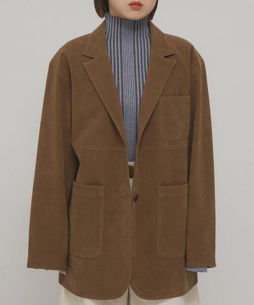 パッチポケットテーラードジャケット（その他アウター）｜KBF
