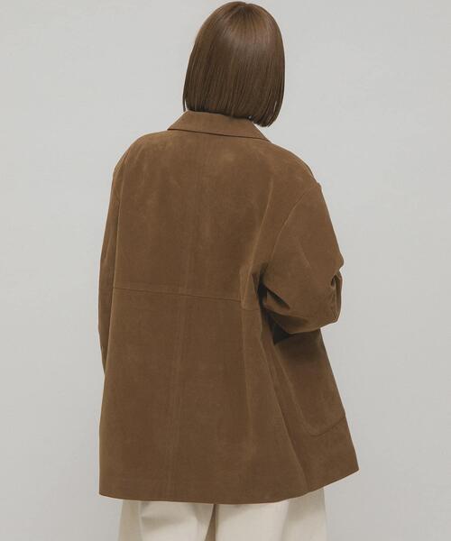 【新品タグ付き】KBF パッチポケットテーラードジャケット　ダークブラウン パッチポケットテーラードジャケット（その他アウター）｜KBF