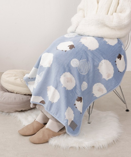 セール】ひつじくん マイクロブランケット 70cm×100cm（ブランケット