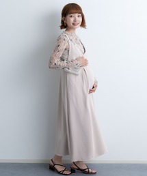 SweetMommy（スウィートマミー）の「上品とろみ素材 カシュクールキャミワンピース [マタニティ/産後]（マタニティウェア/グッズ・レディース）」
