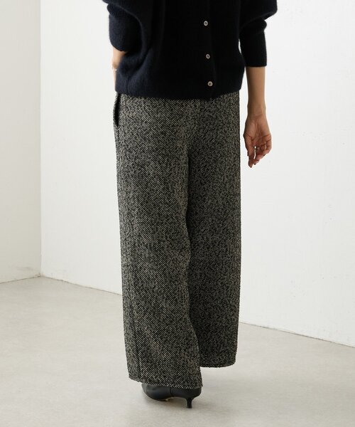 BEARDSLEY（ビアズリー）の「カルゼツイードウエストリブパンツ（その他パンツ・レディース・ブラック・1/0/2）」の13枚目の写真