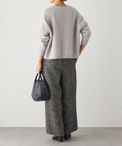 BEARDSLEY（ビアズリー）の「カルゼツイードウエストリブパンツ（その他パンツ・レディース・ブラック・1/0/2）」の22枚目の写真