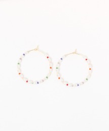 niko and...（ニコアンド）の「パール調カラーフープピアス（ピアス（両耳用）・レディース）」