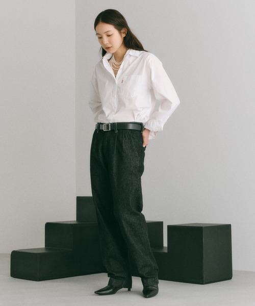 パンツ PREMIUM BLACK DENIM SLACKS Levi's/リーバイス PREMIUM BLACK DENIM SLACKS（デニムパンツ