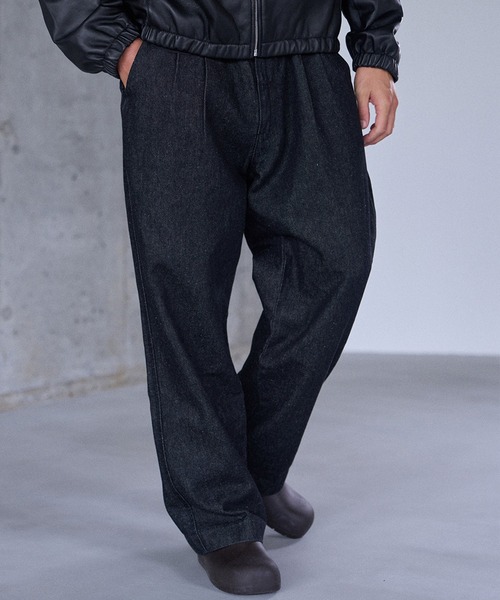 ￼LEVI’S PREMIUM BLACK DENIM SLACKS 34 Levi's｜PREMIUM BLACK DENIM SLACKS | Rakuten Fashion(楽天