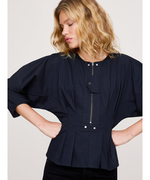 Banana Republic（バナナリパブリック）の「ストレッチコットン ユーティリティ ペプラムトップス（シャツ/ブラウス）」